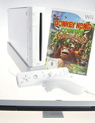 Nintendo Wii Konsole in weiss mit Donkey Kong Country Returns