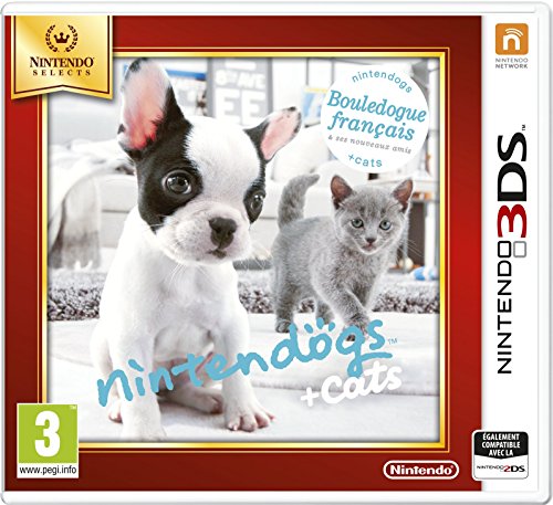 Nintendogs + Cats Bouledogue Français & Ses Nouveaux Amis - Nintendo Selects [Importación Francesa]