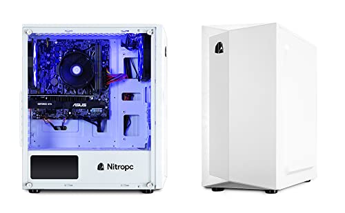 NITROPC - PC Gaming Pack Europa Esports Rebajas | PC Gamer (CPU i5 9600K 6/6 x 4,60Ghz, GTX 1650 4GB, RAM 16GB, SSD 480GB, HDD 1TB + Monitor 24" + Teclado + ratón + Cascos