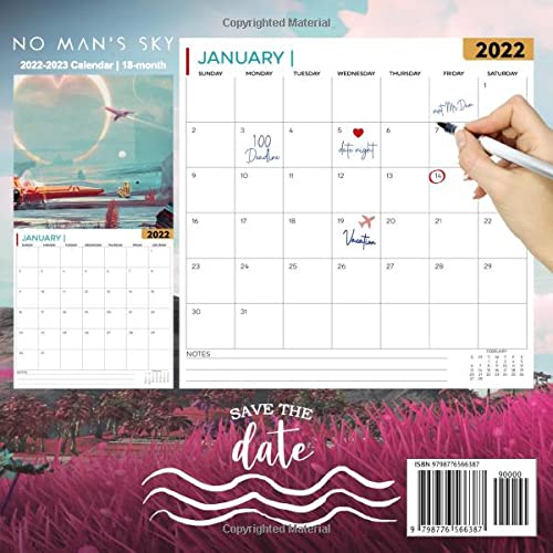 No Man's Sky: OFFICIAL 2022 Calendar - Video Game calendar 2022 - No Man's Sky -18 monthly 2022-2023 Calendar - Planner Gifts for boys girls kids ... games Kalendar Calendario Calendrier). 5