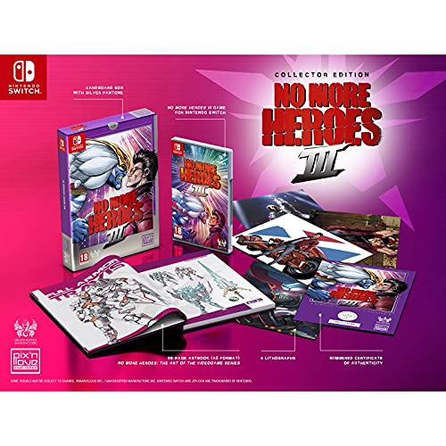 No More Heroes III 3 - Collector Edition - Pix'N Love (Limited to 2500 numbered copies with certificate) - Switch