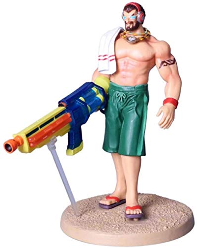 No WEIbeta LOL: Graves Action Sculpture Anime Fans Figura de Regalo The Outlaw Figma Pool Party 7 Pulgadas J