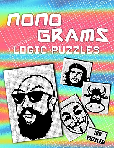 Nonograms Hanjie Puzzle Book For Adults: 100 Challenging Picross Puzzles | Easy To Hard Japanese Crosswords | Griddlers Paint By Numbers | Picture Cross Pixel Logic Puzzle | Brain Teaser