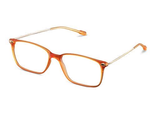 Nooz Gafas de Lectura - Color Honey Corrección +2.00 - Forma Rectangular - Para Hombres y Mujeres - Modelo Bao Colección Essential