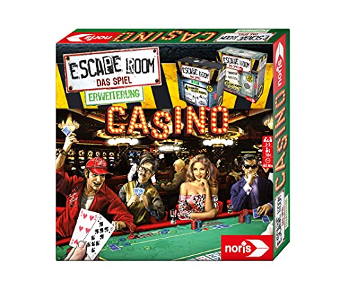 Noris 606101641 Escape Room Ampliación Casino - Juego Familiar y de Sociedad para Adultos - Solo se Puede Jugar con el decodificador Chrono - a Partir de 16 años