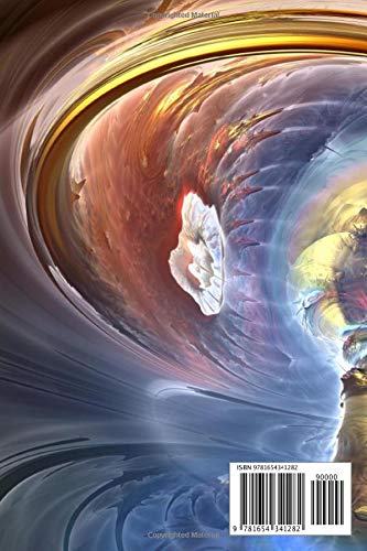 Notebook: A Wizards Tower Rises Out Of A Fractal Landscape , Journal for Writing, College Ruled Size 6" x 9", 110 Pages