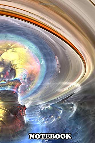 Notebook: A Wizards Tower Rises Out Of A Fractal Landscape , Journal for Writing, College Ruled Size 6" x 9", 110 Pages