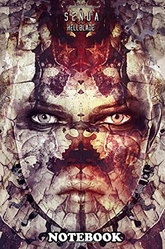 Notebook: Hellblade Senua Face , Journal for Writing, College Ruled Size 6" x 9", 110 Pages