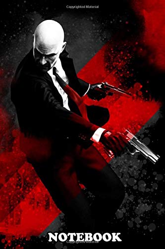 Notebook: Hitman , Journal for Writing, College Ruled Size 6" x 9", 110 Pages