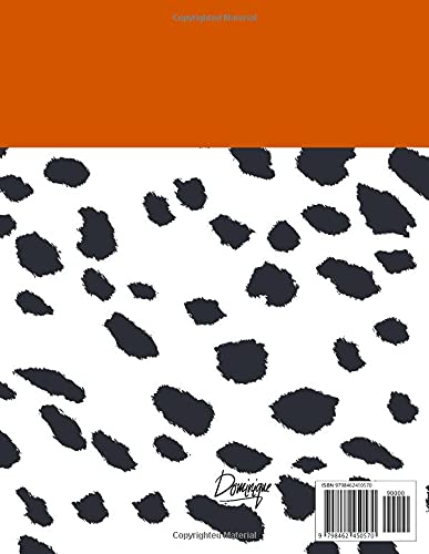 Notebook: Leopard Skin Print College Ruled Notebook - 8.5 x 11 - 110 Pages