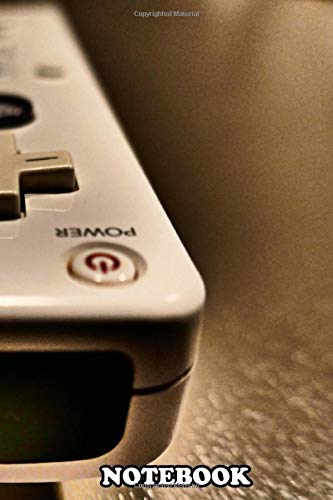 Notebook: Nintendo Wii Controller , Journal for Writing, College Ruled Size 6" x 9", 110 Pages