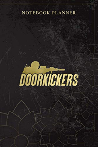 Notebook Planner Door Kickers Logo: Planning, 114 Pages, Personal, Bill, Daily Journal, Money, Book, 6x9 inch
