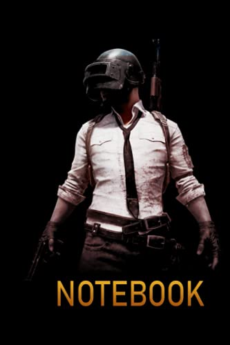 Notebook: PUBG Notebook for gamers wide Ruled 6" x 9", 100 Pages