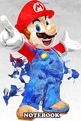 Notebook: Super Mario , Journal for Writing, College Ruled Size 6" x 9", 110 Pages