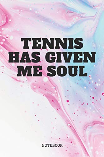 Notebook: Tennis Game Coach Planner / Organizer / Lined Notebook (6" x 9")