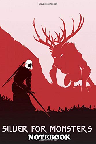 Notebook: Vector Art Of The Incredible World Of Witcher Part Two , Journal for Writing, College Ruled Size 6" x 9", 110 Pages