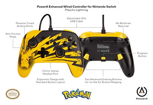 NSW EnWired Controller Lightning Pikachu