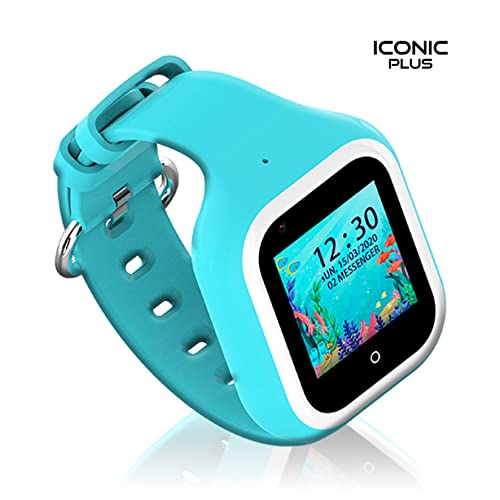 Nuevo SaveFamily Iconic Plus 4G. Reloj-Smartwatch Infantil– Juvenil. Vídeo, identifica Llamadas, música, Bluetooth, Play Store, Whatsapp. GPS, videollamada, cámara, SOS, Waterproof. Azul