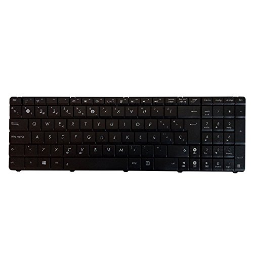 Nuevo Teclado Español para ASUS X55 X55A X55C X55U X55V X55VD X54C K54C K54L K54LY X54 X54L X54LY K55D K55N K55DE N70 N70S N73 Negro