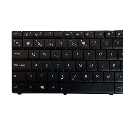 Nuevo Teclado Español para ASUS X55 X55A X55C X55U X55V X55VD X54C K54C K54L K54LY X54 X54L X54LY K55D K55N K55DE N70 N70S N73 Negro