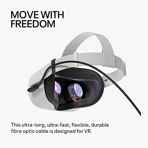 Oculus Link es un cable de 5 metros para las gafas de realidad virtual Quest 2 y Quest: RV para PC