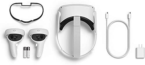 Oculus Quest 2 VR - Gafas de realidad virtual para videojuegos, color blanco (64 GB)