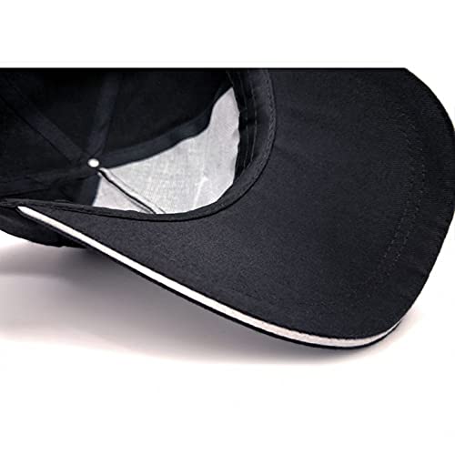 OEWFM Gorra de béisbol Crisis Core Final Fantasy Good Bad Hero Parody Gorra Snapback Negra Pico Regalo de Gorra de Deportes al Aire Libre