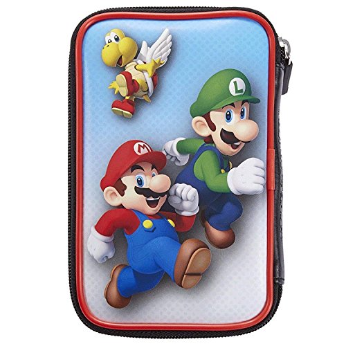 Official Essential Mario Pack - Set de accesorios oficial para Nintendo New 3DS XL / 3DS X, con funda para la 3DS y juegos, 4 diseños a elegir Luigi Conjunto