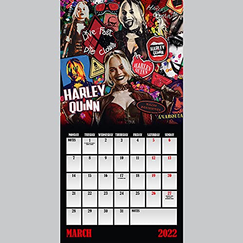 Official Harley Quinn 2022 Calendar - Month To View Square Wall Calendar (The Official Harley Quinn Square Wall Calendar)