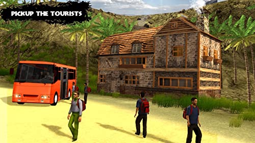 Offroad City Tourist Bus Simulator 3D: Transporte turístico en autobús Conducción de estacionamiento Racing Simulación Transporter Adventure Mission Games Gratis para niños 2018