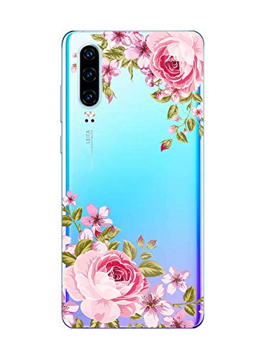 Oihxse Cristal Funda para Huawei Honor 20S/PLAY3 Transparente Suave TPU Flores Girasoles Amarillos Dibujo Diseño Serie Carcasa Flexible Bumper Anti-Choque Anti-Arañazos Protector (D8)