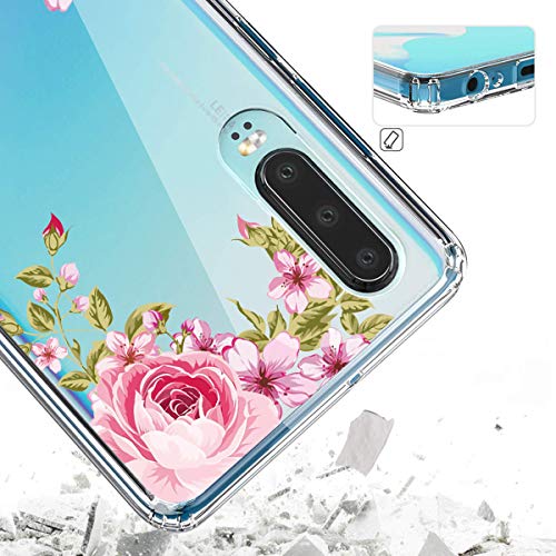 Oihxse Cristal Funda para Huawei Honor 20S/PLAY3 Transparente Suave TPU Flores Girasoles Amarillos Dibujo Diseño Serie Carcasa Flexible Bumper Anti-Choque Anti-Arañazos Protector (D8)