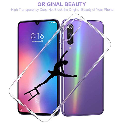 Oihxse Funda Xiaomi Pocophone F1, Ultra Delgado Transparente TPU Silicona Case Suave Claro Elegante Creativa Patrón Bumper Carcasa Anti-Arañazos Anti-Choque Protección Caso Cover (A11)