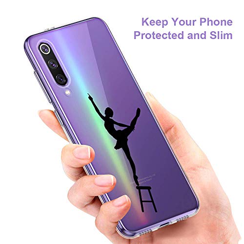 Oihxse Funda Xiaomi Pocophone F1, Ultra Delgado Transparente TPU Silicona Case Suave Claro Elegante Creativa Patrón Bumper Carcasa Anti-Arañazos Anti-Choque Protección Caso Cover (A11)