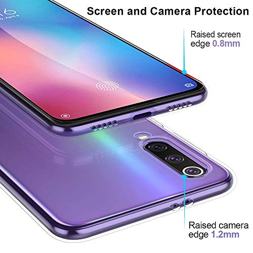 Oihxse Funda Xiaomi Pocophone F1, Ultra Delgado Transparente TPU Silicona Case Suave Claro Elegante Creativa Patrón Bumper Carcasa Anti-Arañazos Anti-Choque Protección Caso Cover (A11)