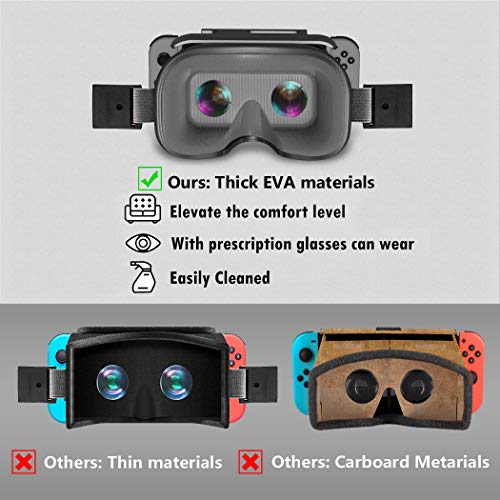 OIVO Gafas VR para el Nintendo Switch/Switch versión OLED, Gafas de Realidad Virtual 3D VR, Auriculares VR, Gafas VR para el Nintendo Switch/Nintendo Switch OLED