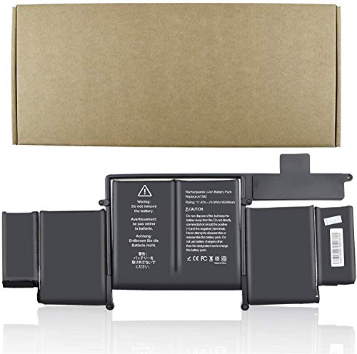 Onlyguo 11.42V 74.9Wh A1582 A1502 A1493 Reemplazo de la batería del portátil para MacBook Pro Battery 13 Inch Retina Early 2015 Mid 2014 Late 2013 MacBooPro 11,1 12,1 MacBook Pro