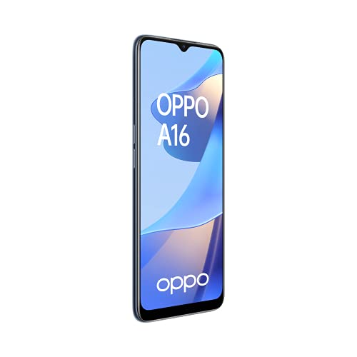 OPPO A16 - Smartphone 64GB, 4GB RAM, Dual SIM, Carga rápida 10W - Negro