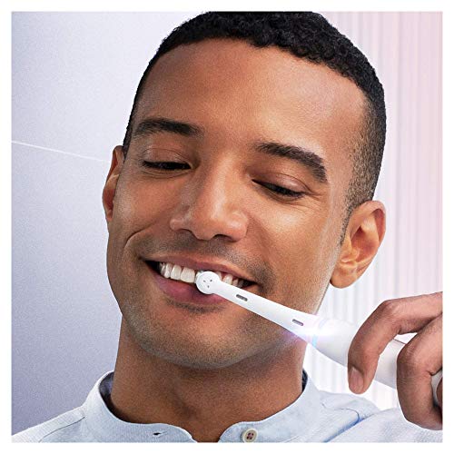 Oral-B iO Gentle Care Recambios Cepillo de Dientes Eléctrico, Pack de 2 Cabezales, Blanco - Originales