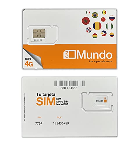 Orange Spain - Tarjeta SIM Prepago 10GB+15GB en España | 5.000 Minutos Nacionales | 50 Minutos internacionales | Activación Online Solo en www. marcopolomobile .com (Mundo 10)