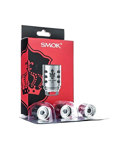 Original Smok TFV12 Prince Coils Q4 X6 M4 Fit TFV12 Prince Verdmapfer Stick Prince Kit Smok Mag Kit Pack of 3 (TFV12 Prince Q4)
