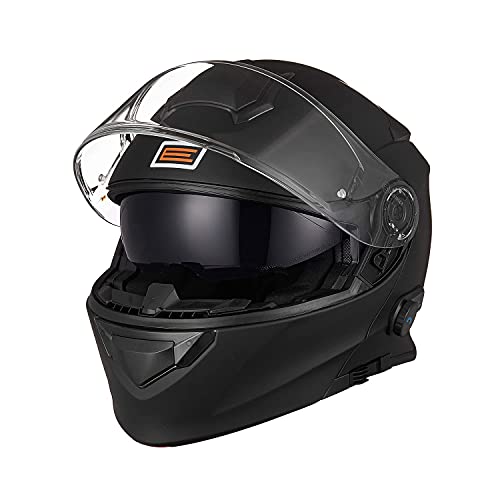 ORIGINE Casco Moto Modular Integral con Bluetooth ECE 22-05 Homologado con Doble Visera