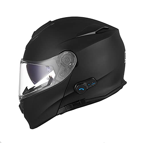 ORIGINE Casco Moto Modular Integral con Bluetooth ECE 22-05 Homologado con Doble Visera