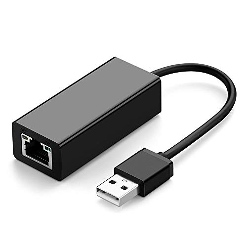 OSTENT Cable de adaptador LAN USB de red de Internet USB para Nintendo Switch / Wii / Wii U