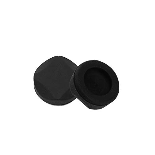 OTOTEC Empuñaduras para pulgar compatibles con Sony PS Vita 1000 y 2000 delgadas de silicona suave y analógica, 12 paquetes, color negro