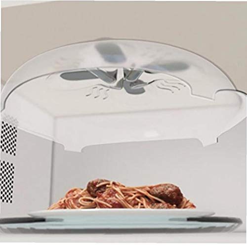 Oulensy Imán De Alimentos Pantalla Protectora Microondas Hover Anti-pulverización Catódica Cubierta con Steam Vents Tapa Resistente Al Calor