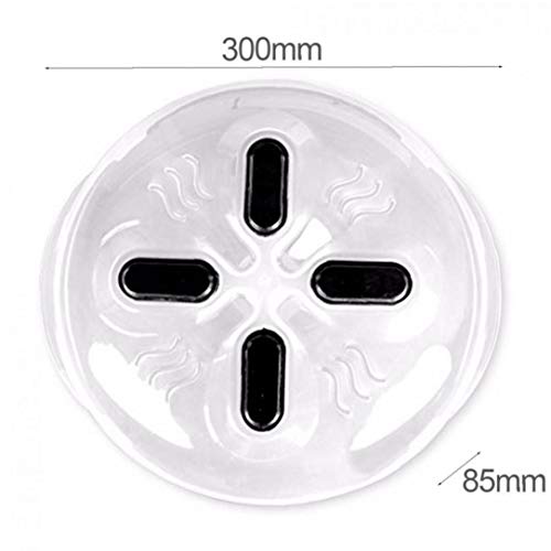 Oulensy Imán De Alimentos Pantalla Protectora Microondas Hover Anti-pulverización Catódica Cubierta con Steam Vents Tapa Resistente Al Calor