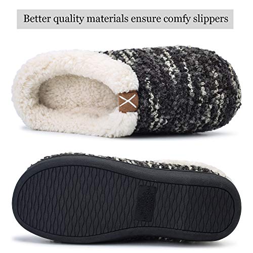 OUSIMEN Zapatillas Casa Hombre Mujer Invierno Calido Zapatillas Memory Foam Slipper Ultraligero cómodo y Antideslizante Zapatilla de Estar por casa para Mujer Zapatillas de Interior