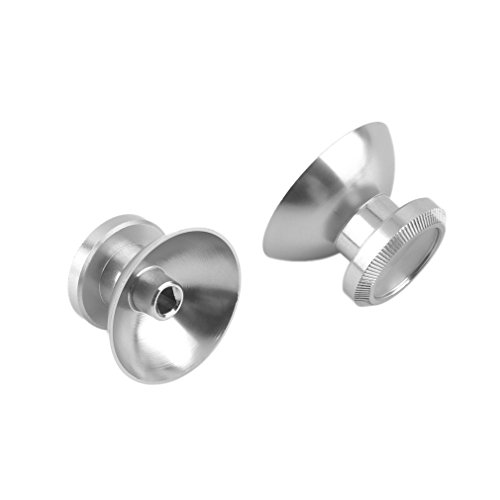 Outstanding® 2pcs Aluminio aleación de Metal analógico Thumbstick Thumb Sticks Joystick Tapa de Repuesto para PS4 Xbox One