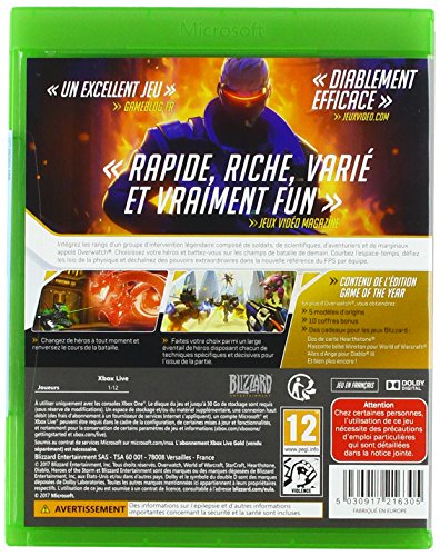 Overwatch - Edition Game Of The Year [Importación francesa]